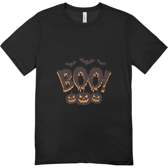 New BOO pumpkins creepy halloween t-shirt| Hanes Softstyle Unisex Large - Picture 1 of 1